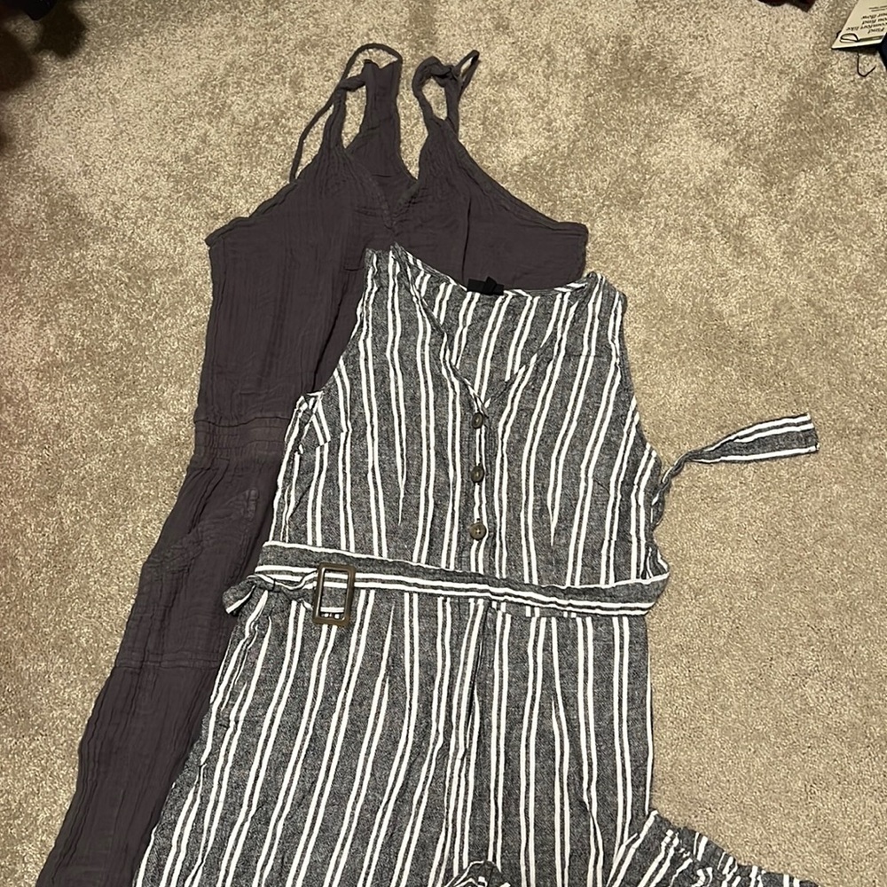 Two jumper/jumpsuits - Michael Stars and Who What Wear - Sise M